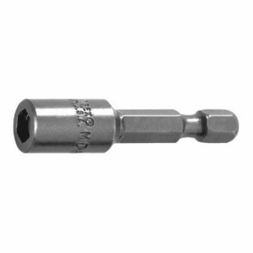 Apex MDA-08 Magnetic Power Drive Nutsetter, 1/4 in Hex Point, Hex Shank, 1-3/4 in OAL, Steel - Nutsetters